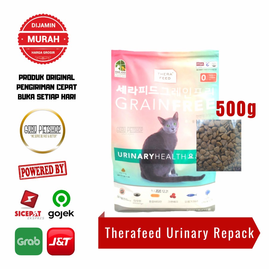 Makanan Kucing Therafeed Urinary 500g Therafeed Urinary Grainfree