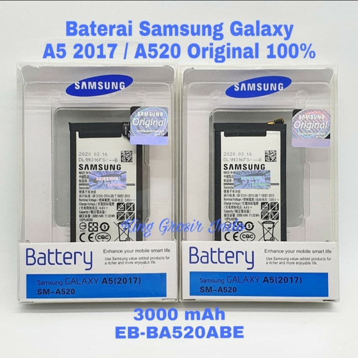 Baterai Samsung Galaxy A5 2017 / A520  Baterry Batre