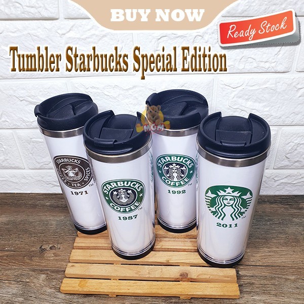 Tumbler Starbucks 450ml my botol stainless Special Edition LOGO 1987