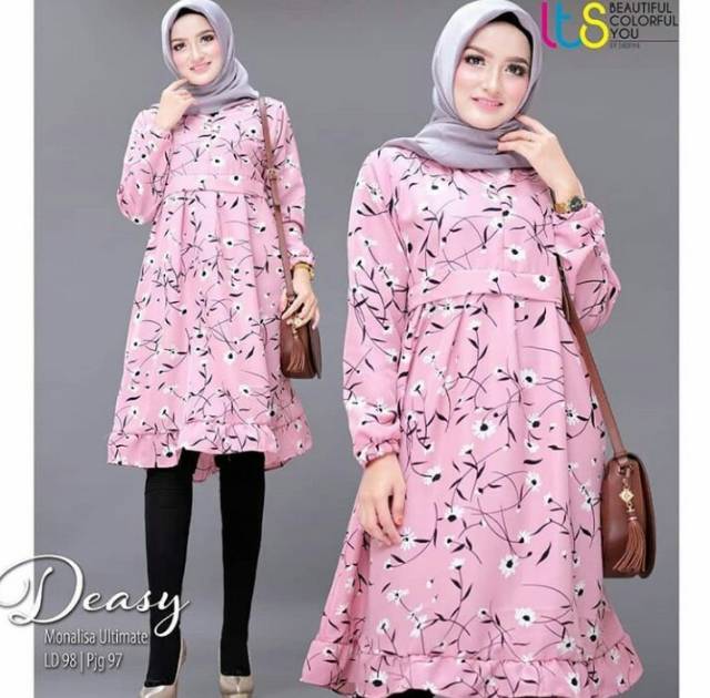 TUNIK MONALISA / DEASY TUNIK SLETING DEPAN / SUNRISE TUNIC (HARGA MURAH)