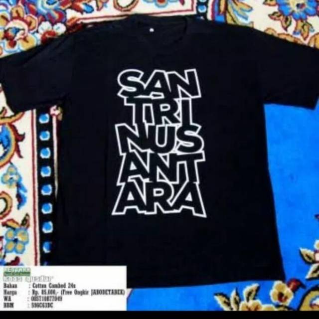 Tshirt baju kaos SANTRI NUSANTARA