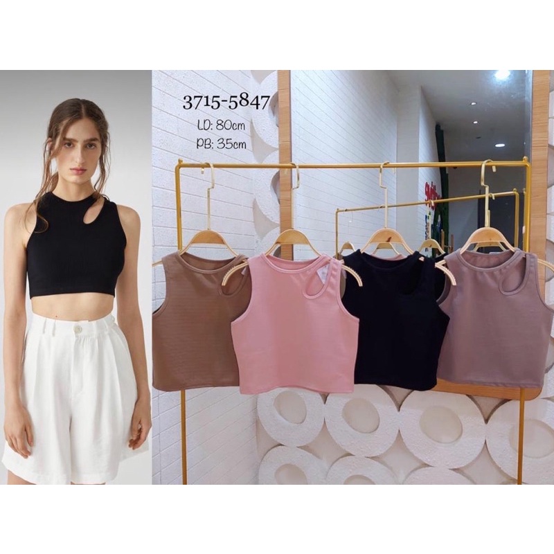 croptop ellia buntung,croptop wanita ellia polos wafer,atasan buntung polos wafer wanita korean style.croptop polos ellia buntung.croptop korean style