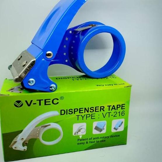 

❉ V-Tec Dispenser Tape VT 216 Tempat Solatip Pemotong Solasi Lakban ➯