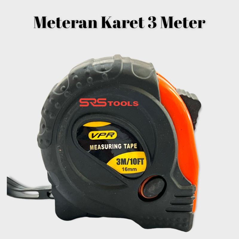 Meteran Karet 3 Meter x 19 mm - Roll Meter Karet 3M x 19mm