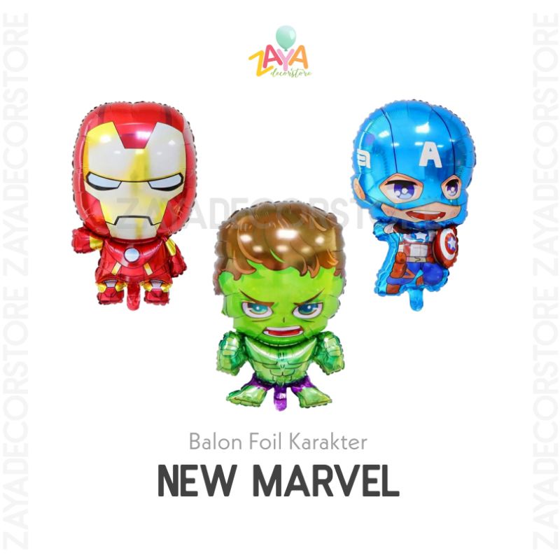 Balon Foil Karakter NEW MARVEL AVENGERS