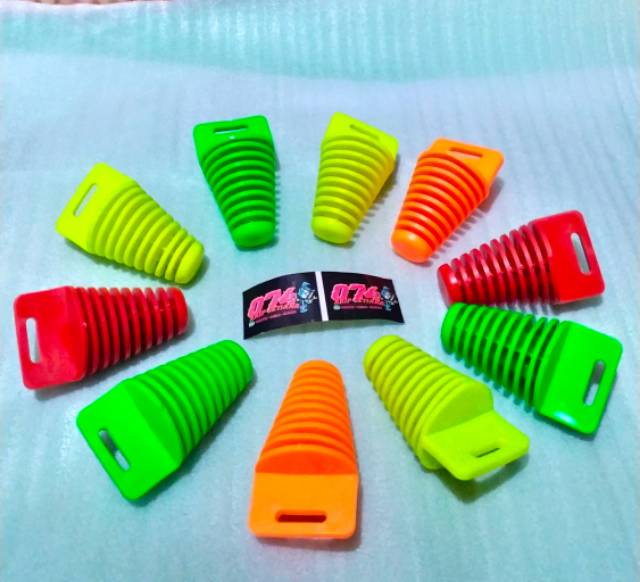 Tutup knalpot karet tutup lubang knalpot racing pnp sliencer lonerider wrx dbs 2T 4T dll-2