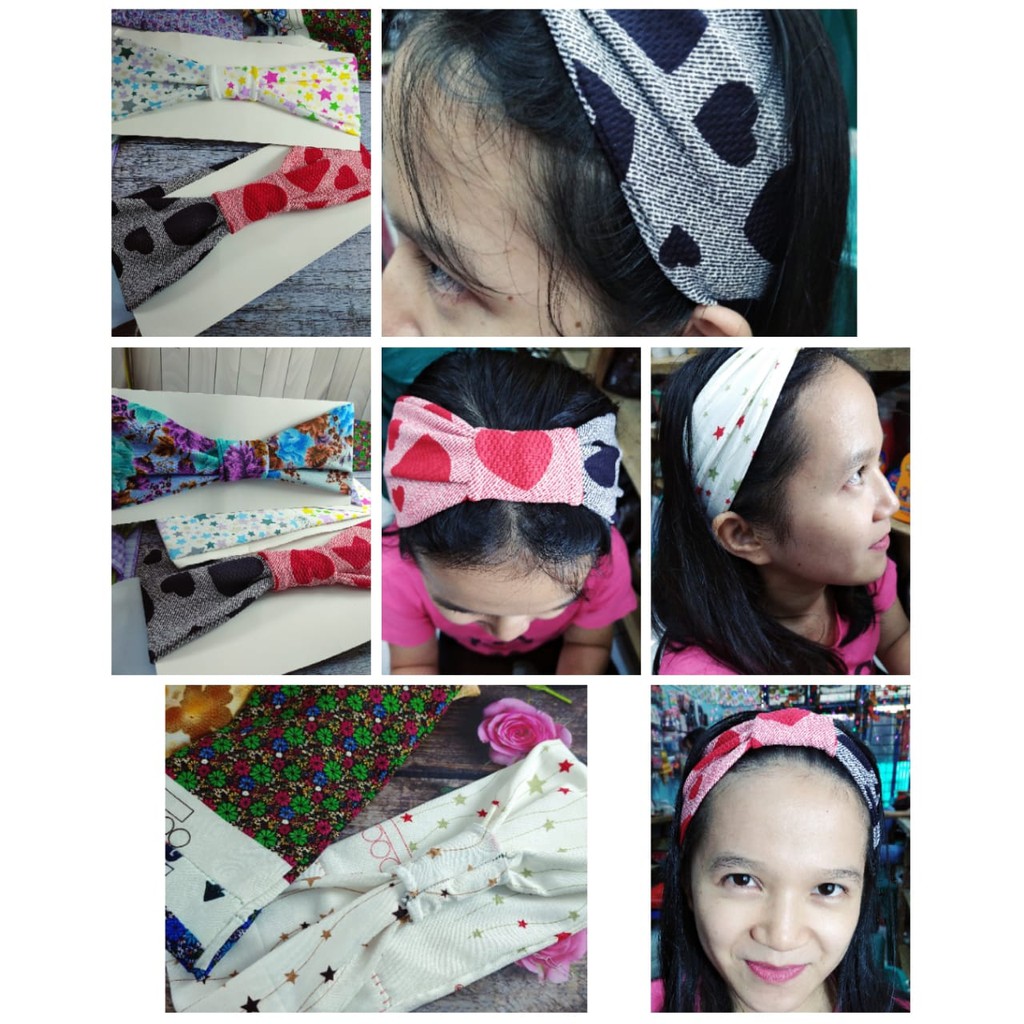 SATUAN KOREAN DESIGN HEADBAND/ BANDANA KOREA IMPOR/ BANDANA MURAH/BANDANA SIMPUL/BANDO MAKEUP