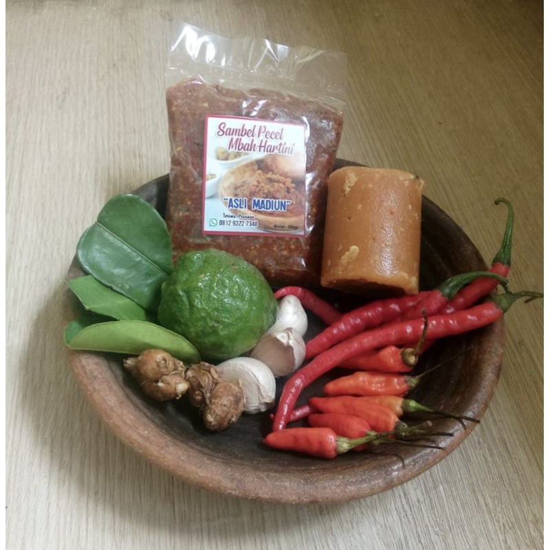 

sambel pecel mbah Hartini asli Madiun kemasan 250gr