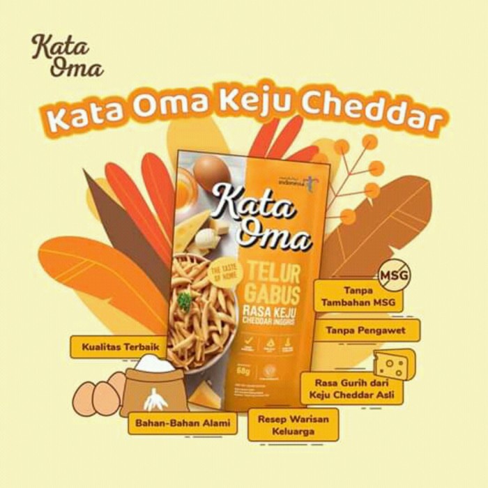 

NEW KATA OMA telur gabus Keju 63g - KEJU