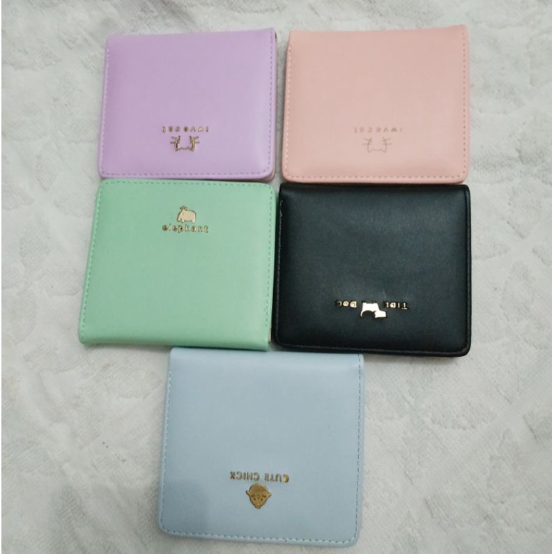 Miniso Dompet Kecil / Dompet Lipat  Lucu / Mini Simple hewan karakter / dompet murah / dompet wanita