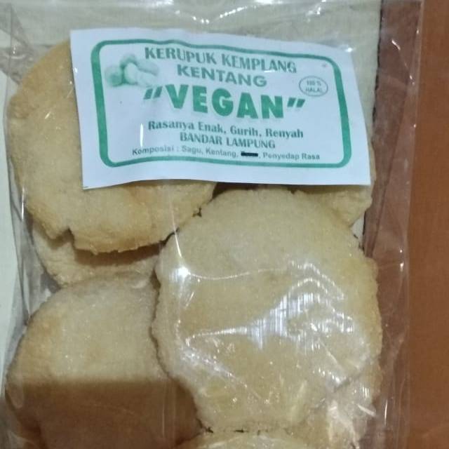 Kemplang panggang kentang vegan