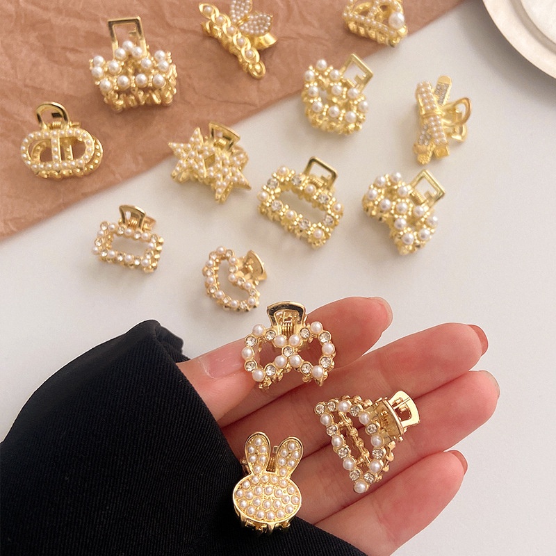 Jepit Rambut Mutiara Berlian Imitasi Untuk Anak Perempuan