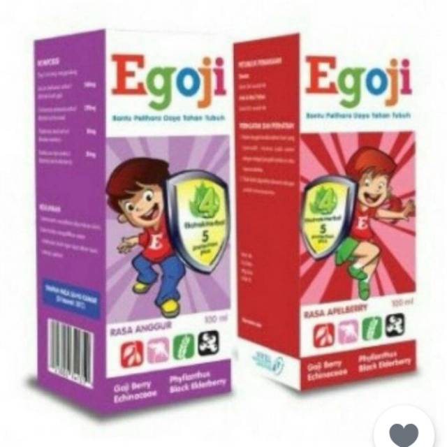 Egoji sirup 100ml ada 2 rasa anggur sisa anggur