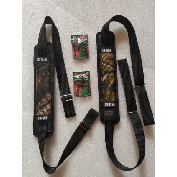 Tali sandang sneper camo plus swipel panjang 125cm#)