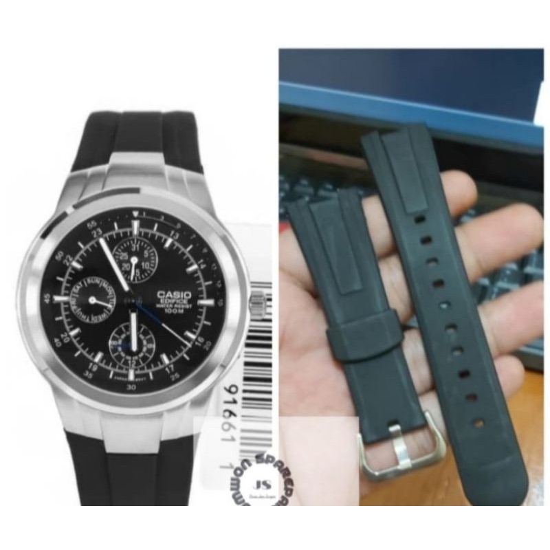 TALI JAM / RUBBER STRAP JAM TANGAN CASIO EDIFICE EF-305-1A