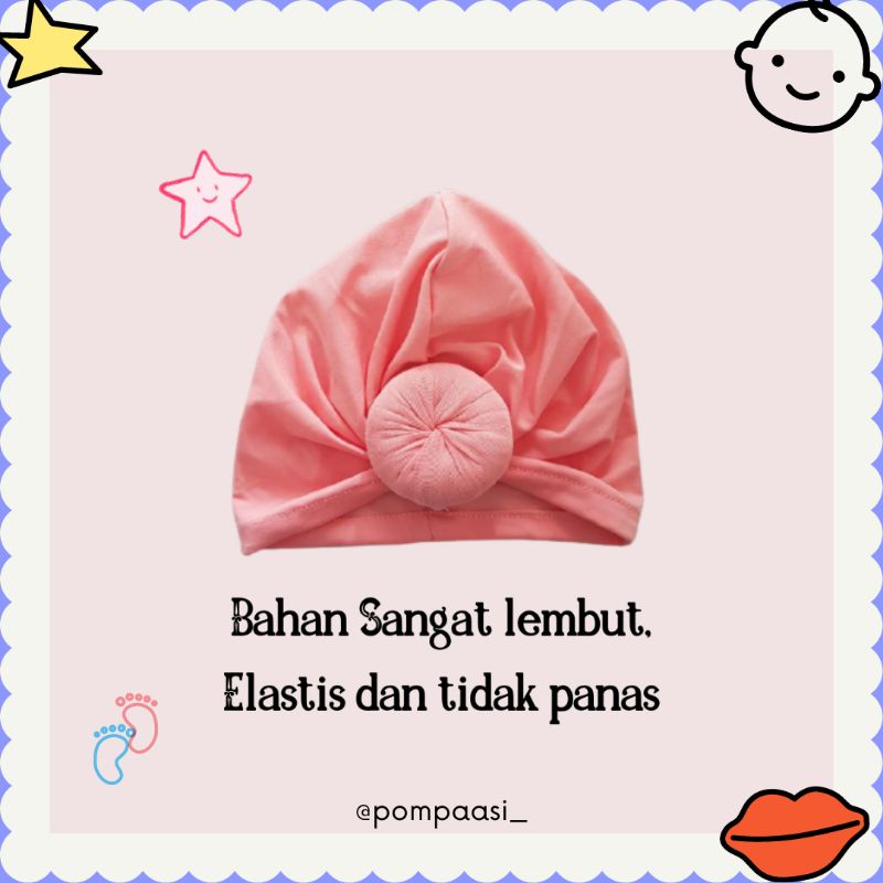 Turban Donat / Bentuk donat / turban bayi lucu