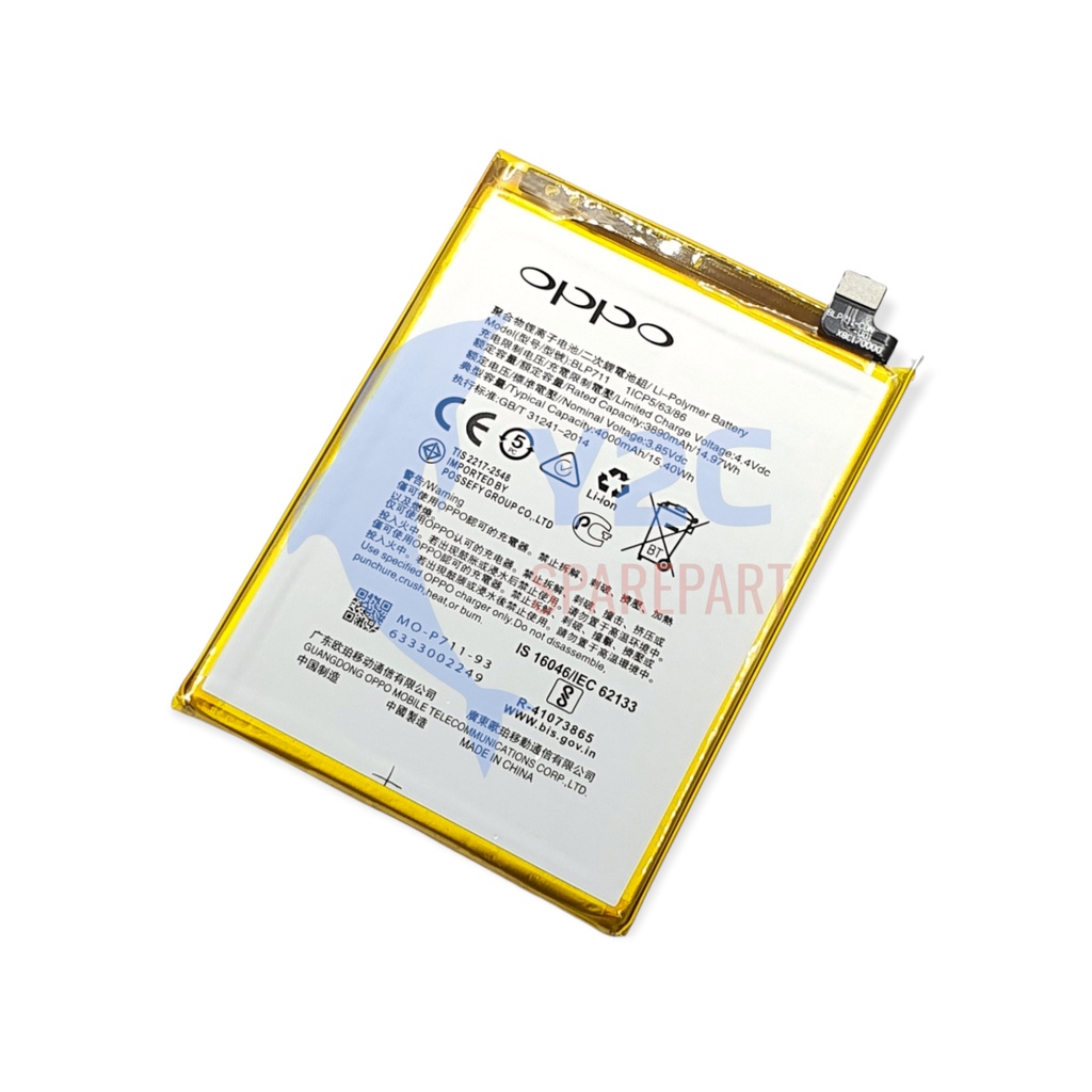 BATERAI OPPO A1K / BLP711 ORIGINAL OEM /  BATREI BATRAI BATRE BATERE