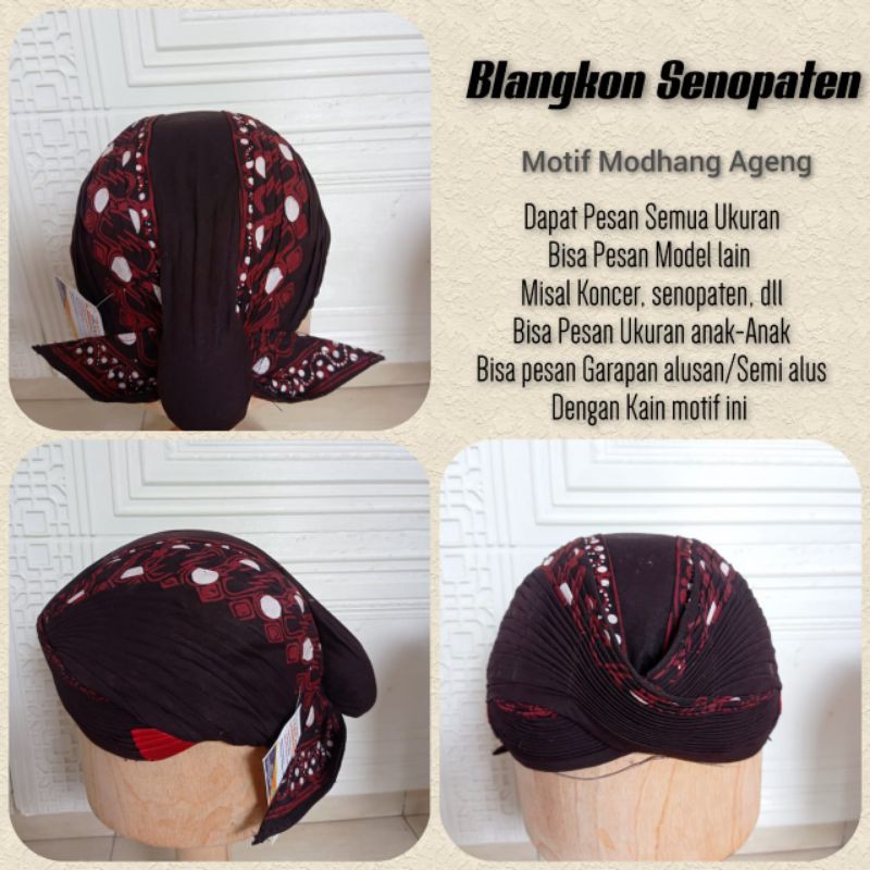 Blangkon Asli Jahit Jogja Modhang Ageng