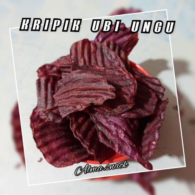 TERMURAH 200gr KRIPIK UBI UNGU / UBI UNGU / CAMILAN ENAK / SNAK KILOAN MURAH