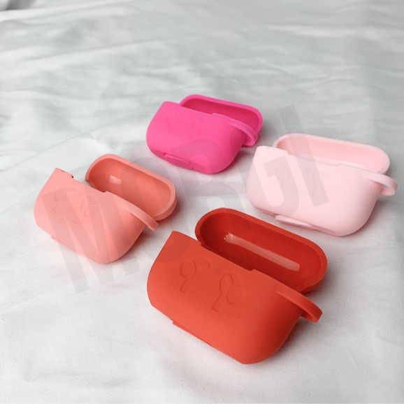 Case Airpods Pro Polos Premium Hitam Putih Merah Pink Ungu Navy Black Biru Lucu Airpro Inpods 13