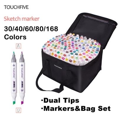 

(DISKON TERMURAH) TouchFive Marker / Twin Marker Sketsa Drawing /Animation Sketsa Marker - 30 Warna