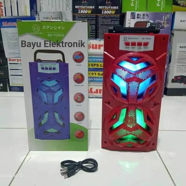 Promo Terbaru!!! Speaker Bluetoth Digital Portable Shuangxiong SX - Y2005 FREE USB Batrai awet dan tahan lama