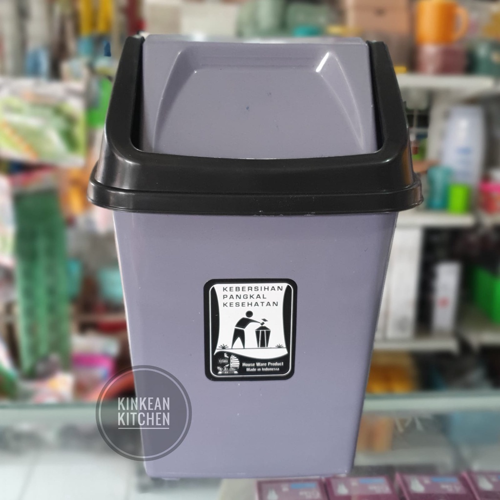 Tempat sampah tutup 5L