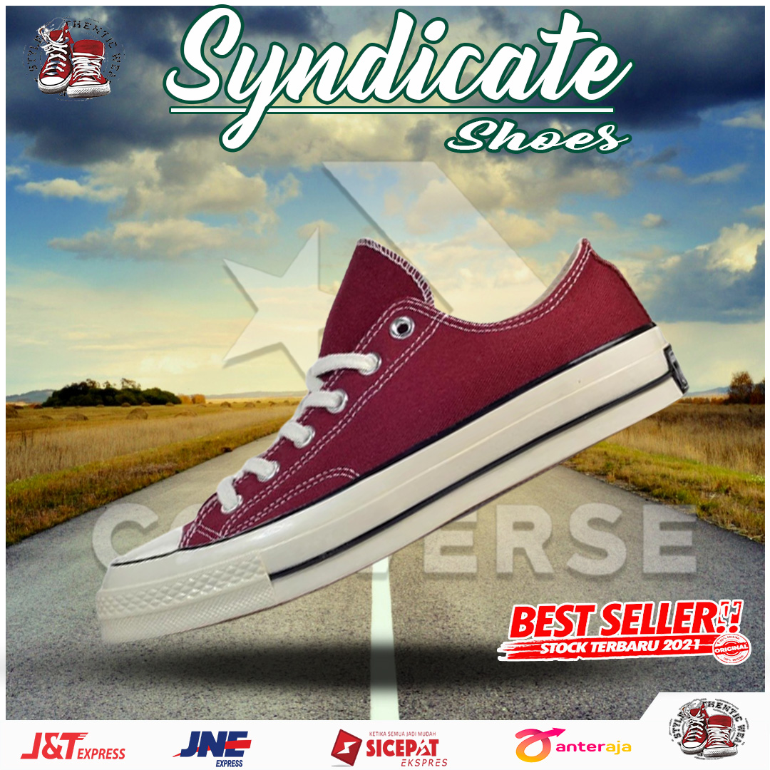 Sepatu Sneakers Casual Converse 70s Pria Wanita Allstar Chuck Taylor