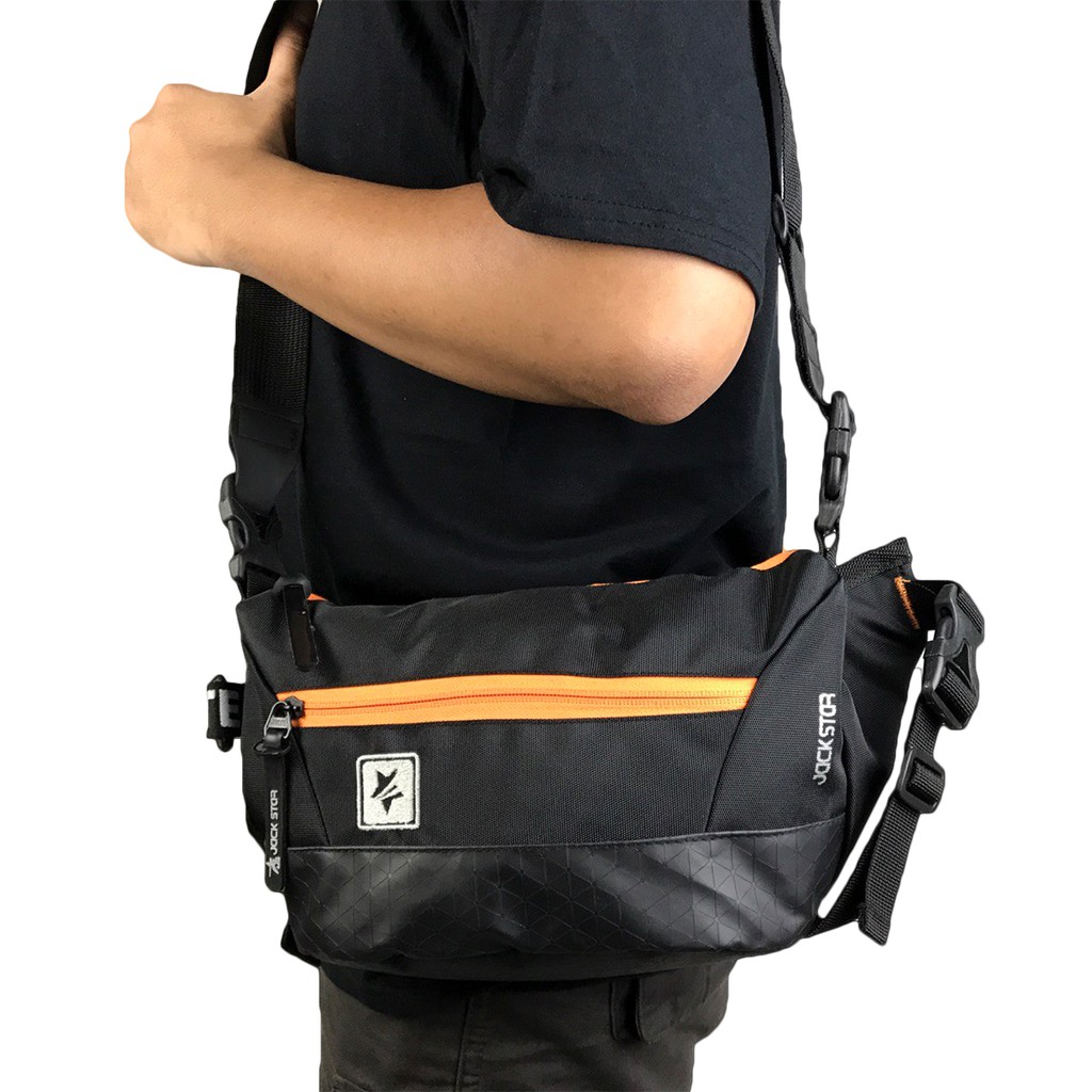 Tas Selempang Pria Jackstar 3 in1 Outdoor - Waisbag Pria - Tas Pinggang