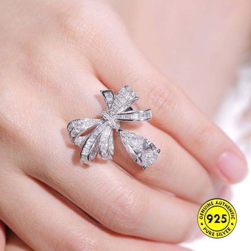 Cincin Pita Moissanite Untuk Wanita