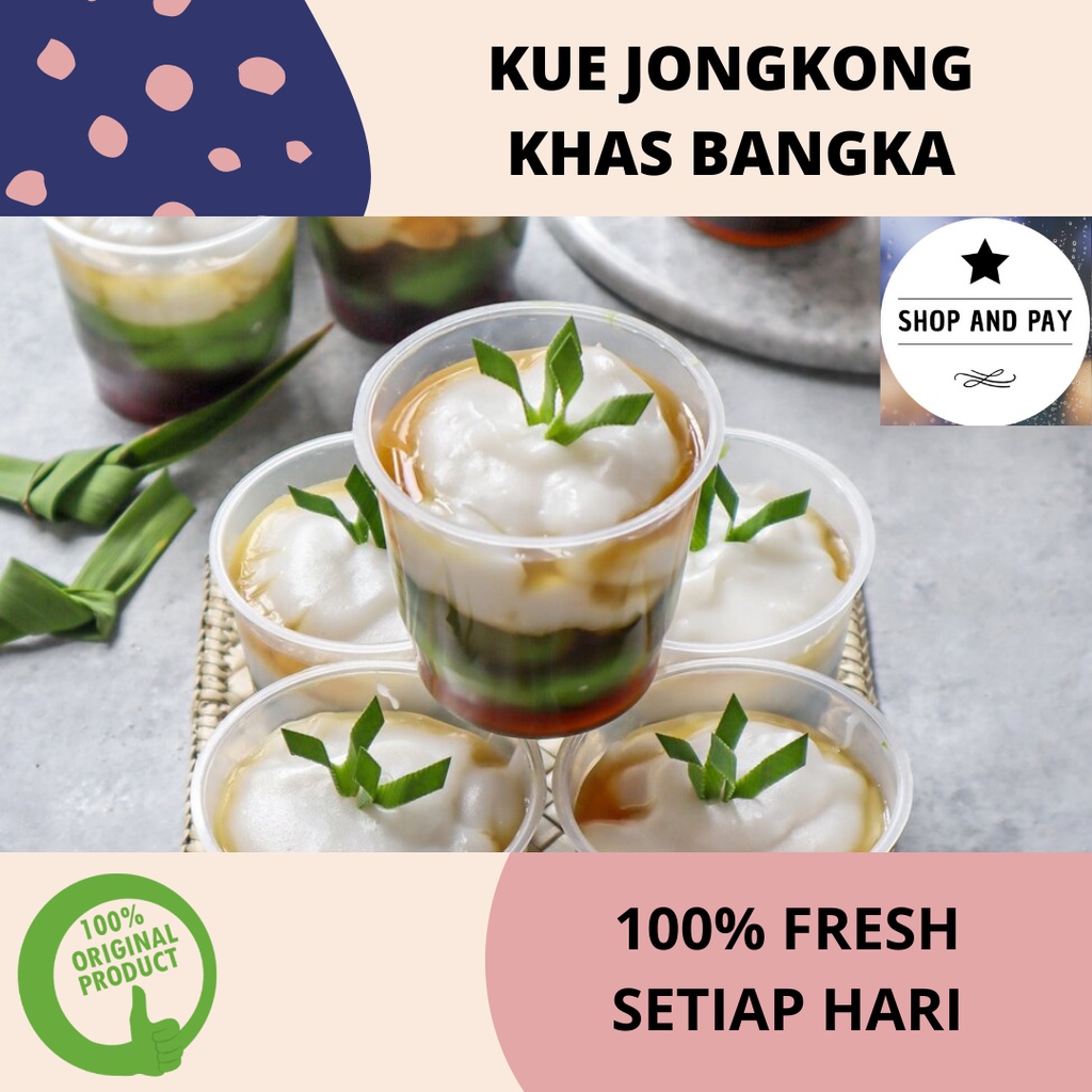 

Kue Jongkong Khas Bangka 3 PCS FRESH 100% | ENAK LEGIT MANIS