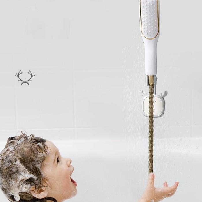 Gantungan Shower Dudukan Shower Mandi Tempel Dinding Putar 360 Kualitas Terjamin