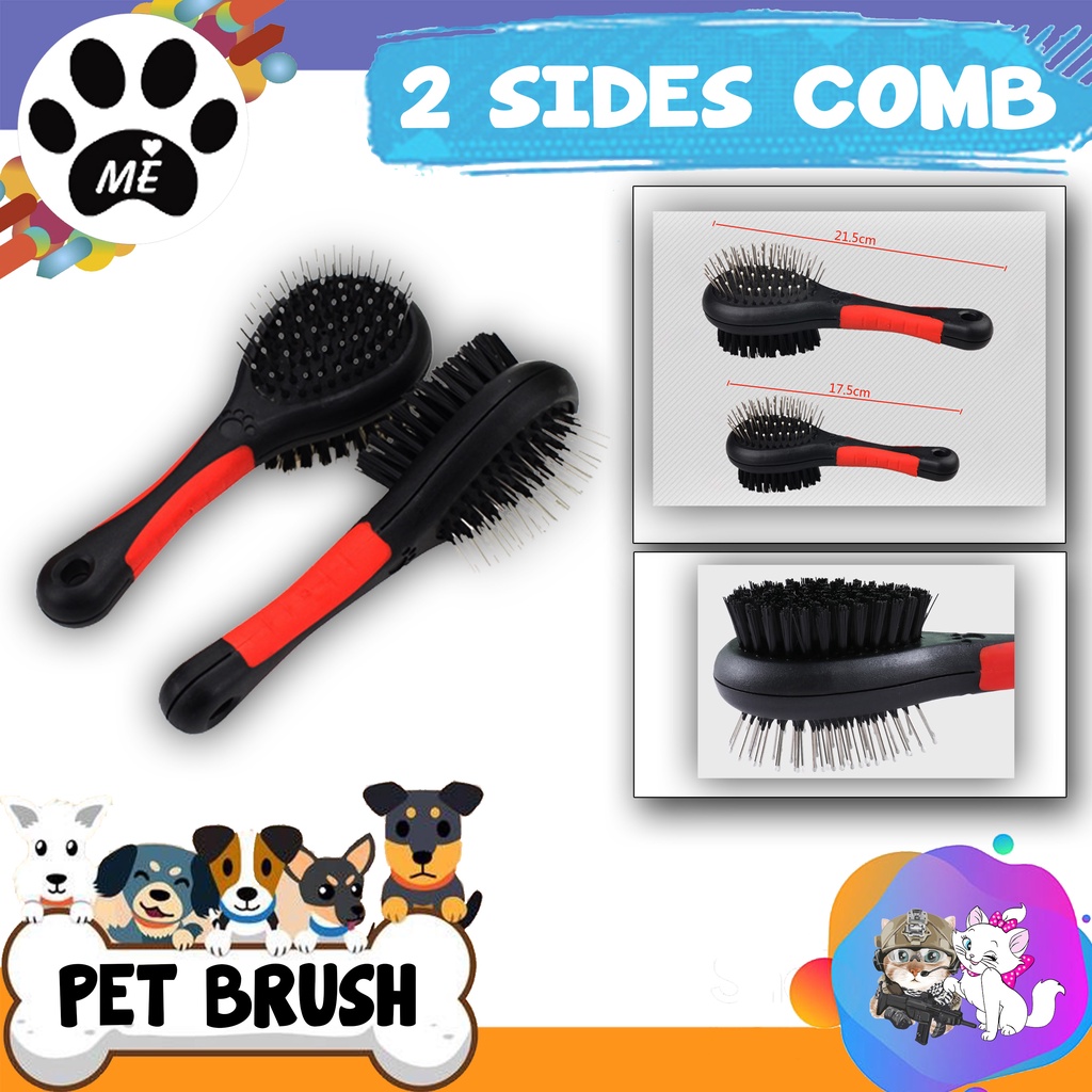 Pet Grooming Brush &quot;2 SIDES COMB&quot; Sisir Sikat Hewan