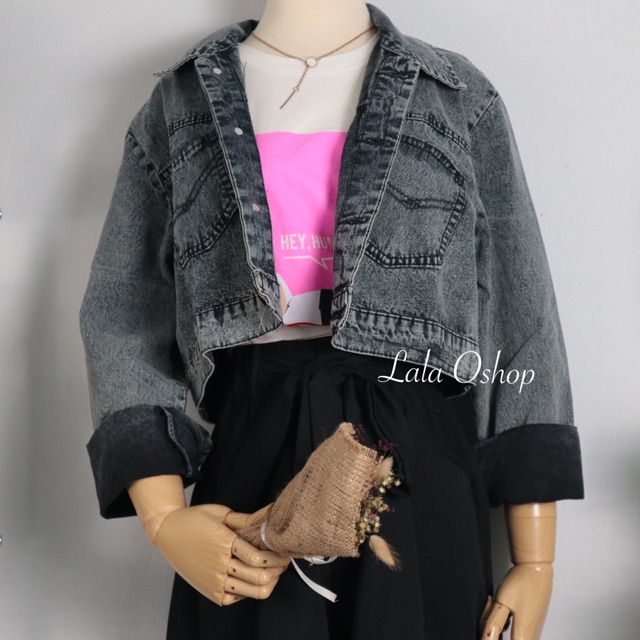 Benita Crop Jacket Jeans | Premium Jacket Crop