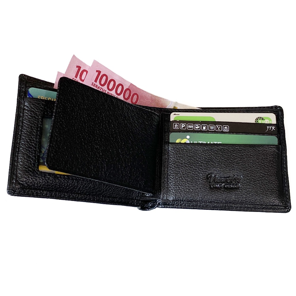 SHOPEE 6.6 SUPER SALE!! Fashion Pria Dompet Kulit Sapi Asli Vanrotti Original 100% Dompet Casual Pria Dompet Pendek Pria Men Wallet Model Bifold Lipat Dua Dompet Kado Pria BONUS BOX EXCLUSIVE