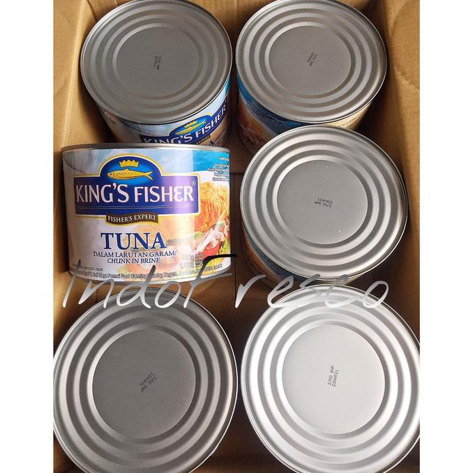 

King's Fisher Tuna in Brine- Tuna Kaleng 1800g- 1Dus KHUSUS GOSEND ---Termurah---
