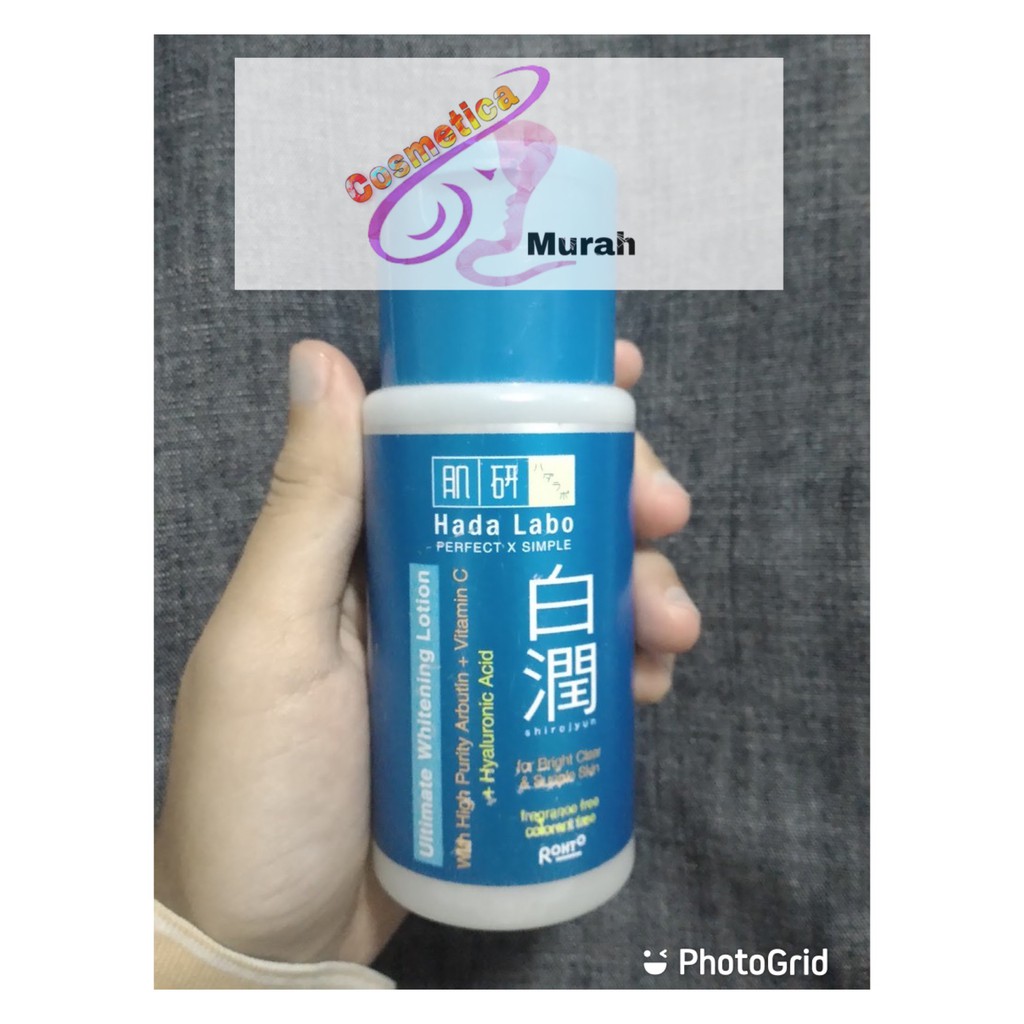 [ 100 ml ] hada labo shirojyun ultimate whitening lotion // toner hada labo // hada labo biru lotion