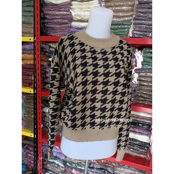 RAJUTAN KNIT SWEATER MOTIF JOON PREMIUM