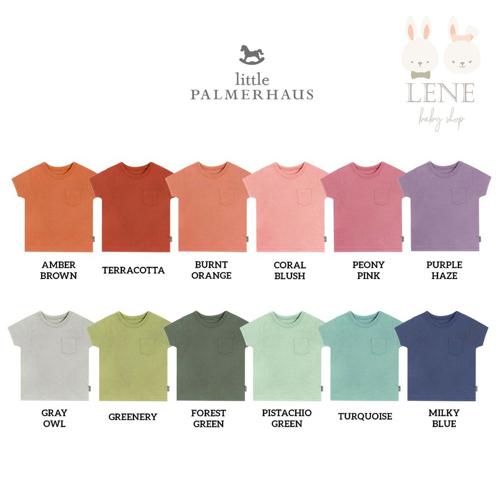 Pocket Tee New Colors Size 4-6 years Little Palmerhaus