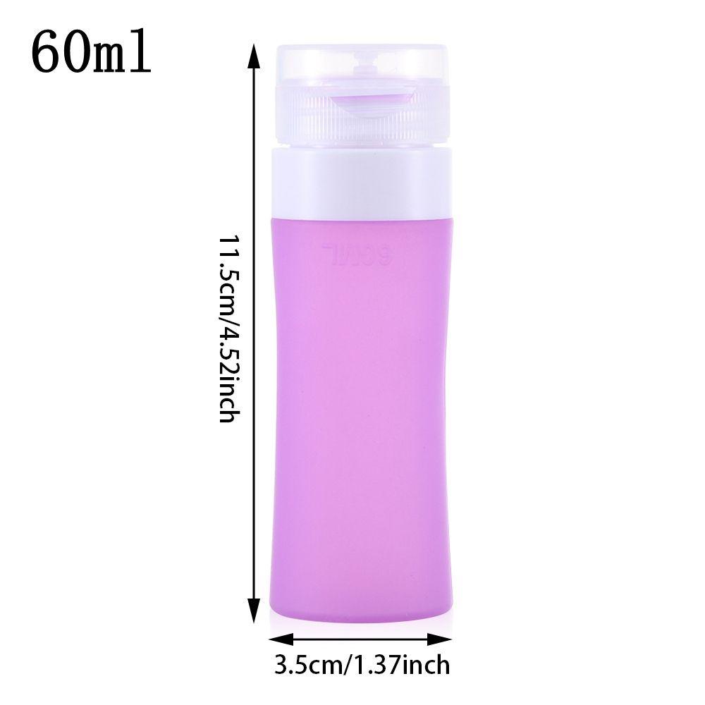 Suyo 60ml Botol Silikon Isi Ulang Sub-Botol Tabung Cuci Tangan Aksesoris Travel