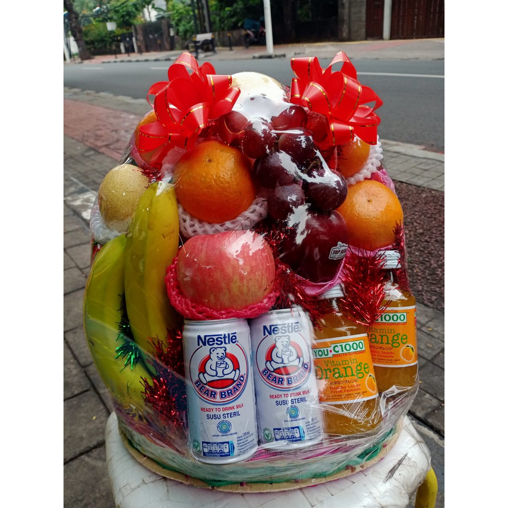 Parcel Buah mix Bearbrand &amp; You C1000 (free kartu ucapan)