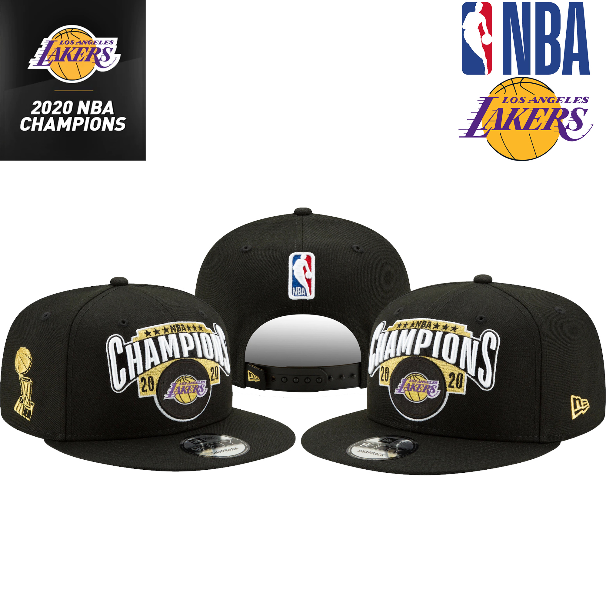 lakers champion hats