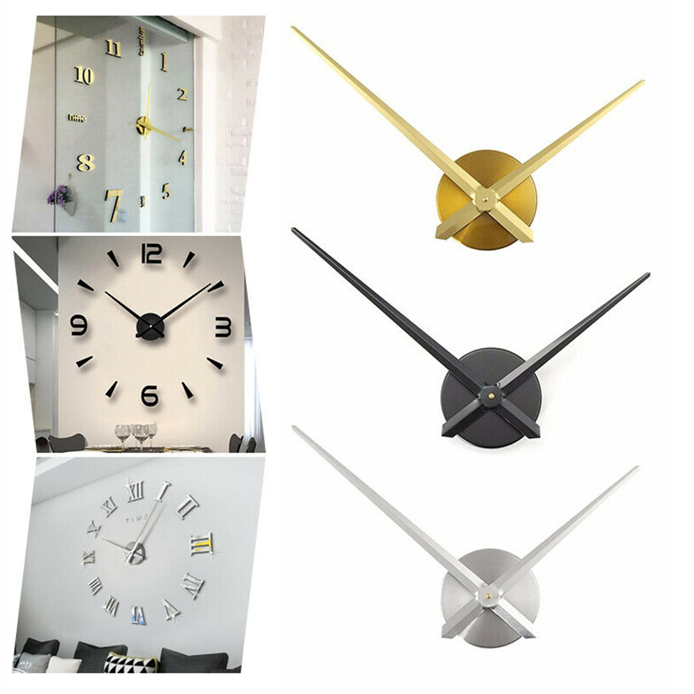 Clock Movement Metal Stylish Large Silent Replacement Decorative Diy Wall Mechanism Repair Shopee Indonesia