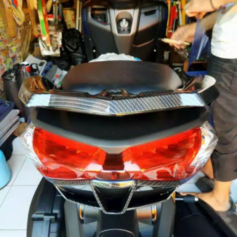 Cover Tutup Behel Nmax New 2021 2022 Carbon NEMO / Cover Behel Karbon Original Nemo N max Variasi Nmax Aksesoris Nmax 2021 2022