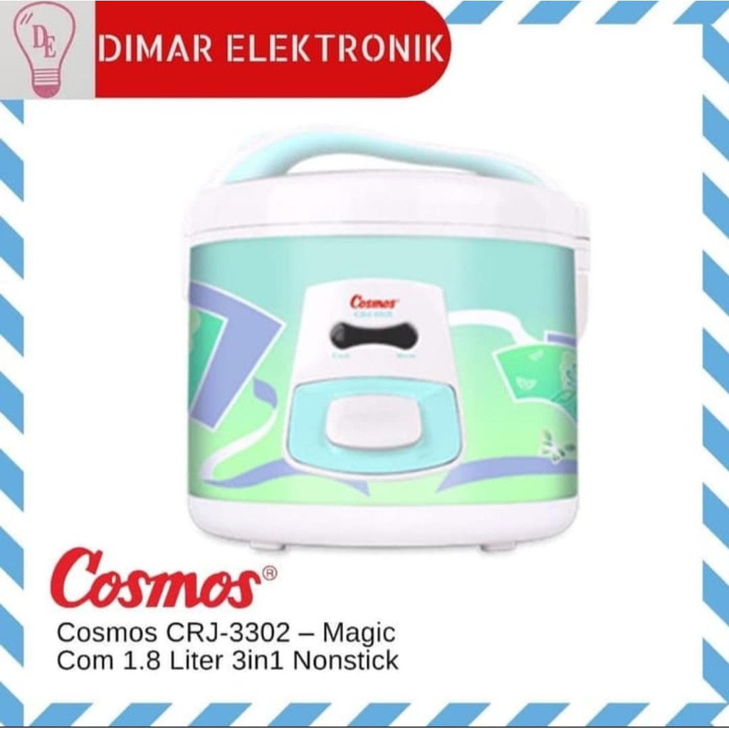 COSMOS CRJ-3302 Magic Com 1,8 Liter