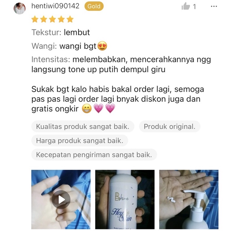 WHITENING LOTION (WHITENING PEMUTIH BUSUI, BUMIL FRIENDLY) BPOM