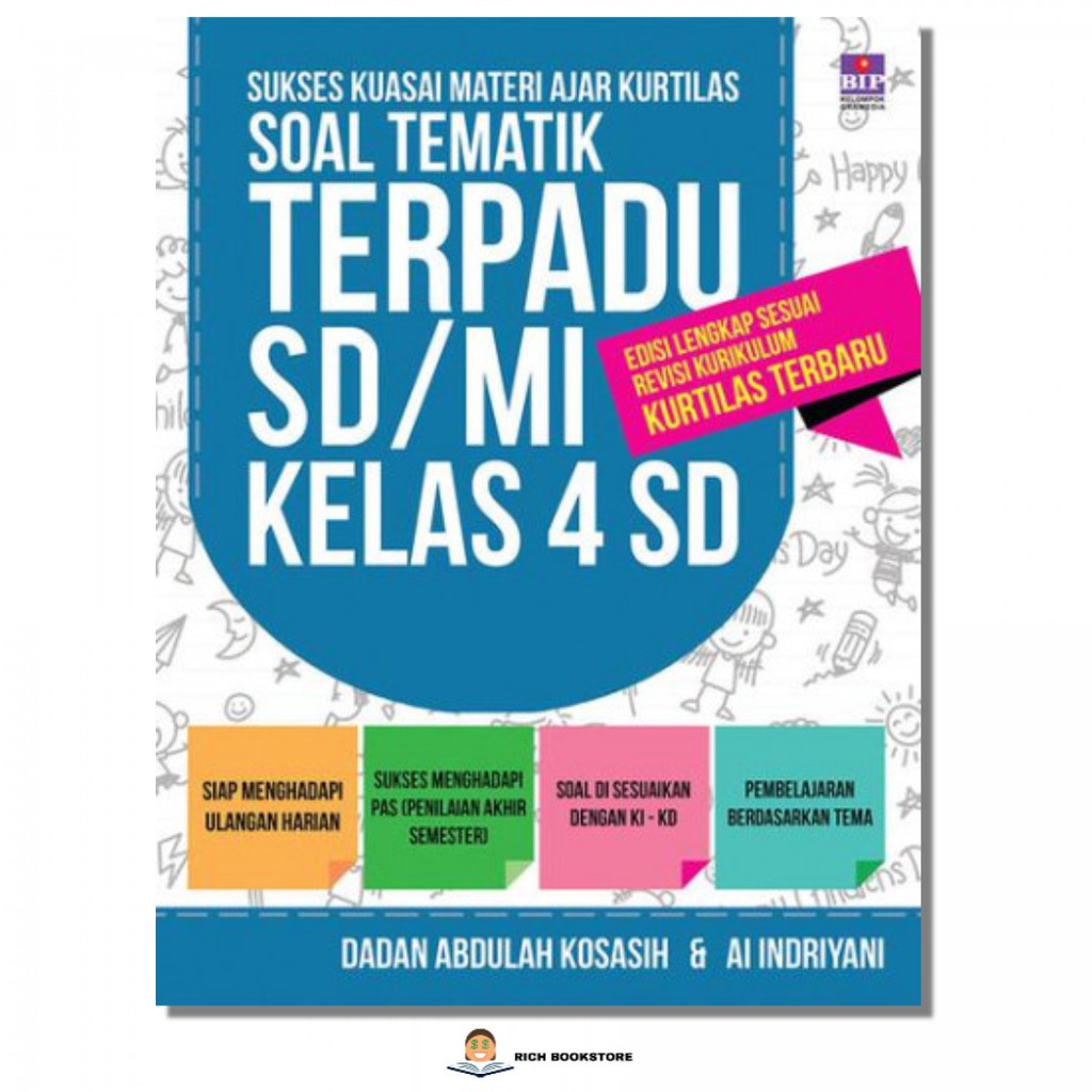 Soal Tematik Terpadu Sd Mi Kelas 1 2 3 4 5 6 Shopee Indonesia