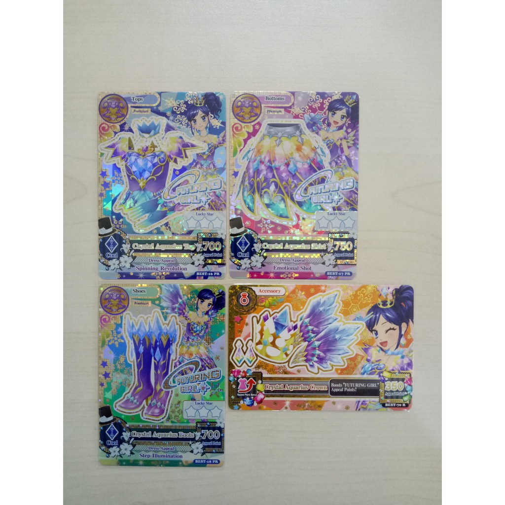Aikatsu Premium BEST SELECTION Crystal Aquarius Set