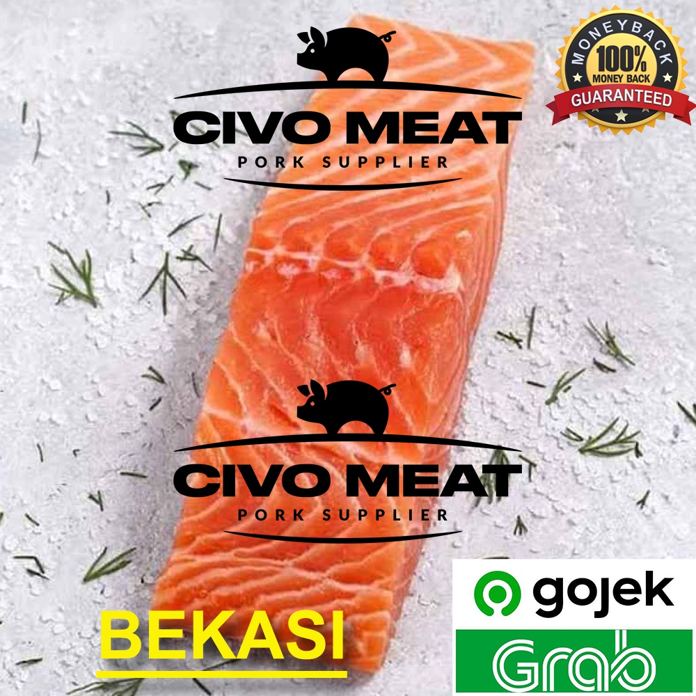 

Norwegian Salmon Fillet Portion 200g Frozen Boneless with skin - 200g