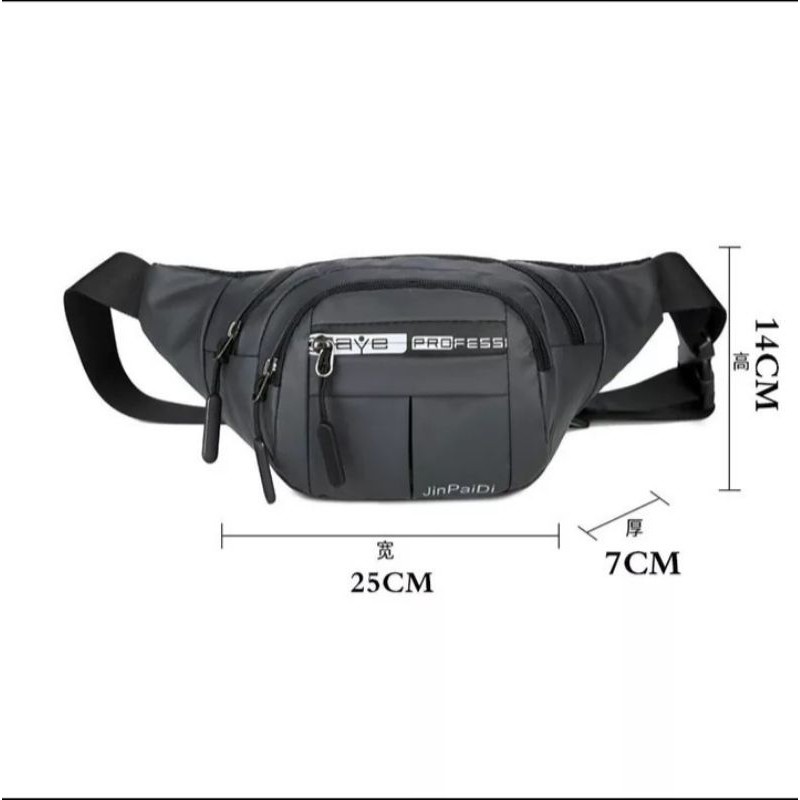 RULLY68_Waistbag Cowok / Tas Selempang Laki Laki